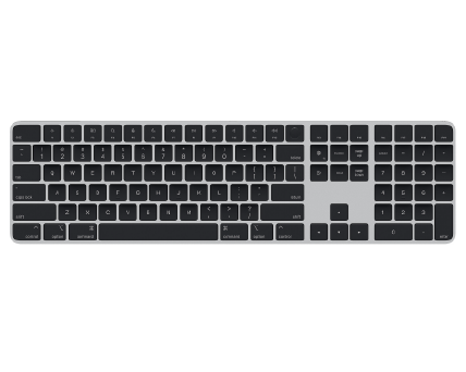 Apple Magic Keyboard (2022) w Touch ID and Numeric Keypad - Black Keys - Croatian