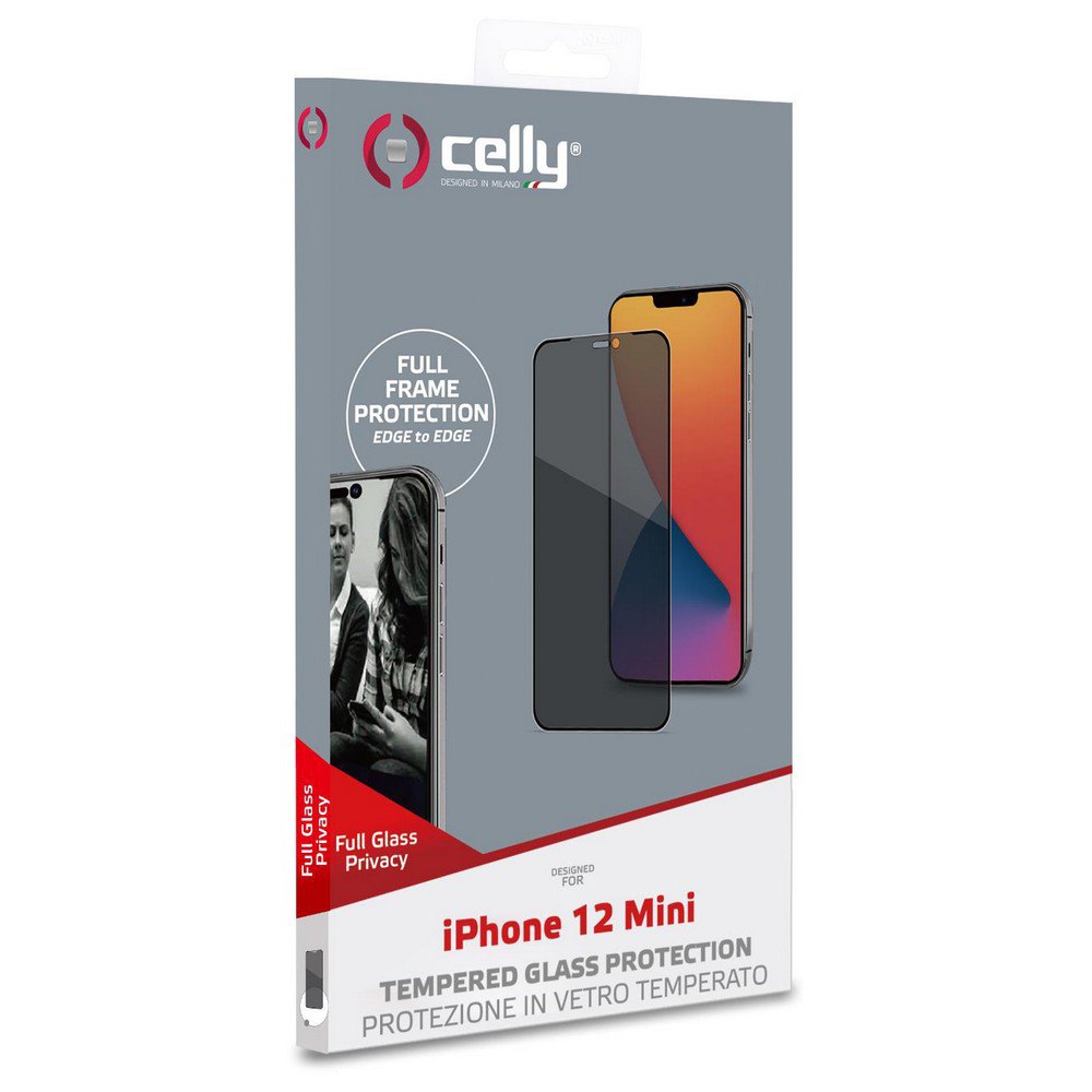 Celly iPhone 12 Mini  Tempered Glass Protection