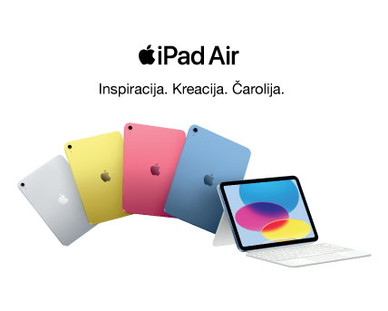 Novi iPad. Inspiracija. Kreacija. Čarolija.