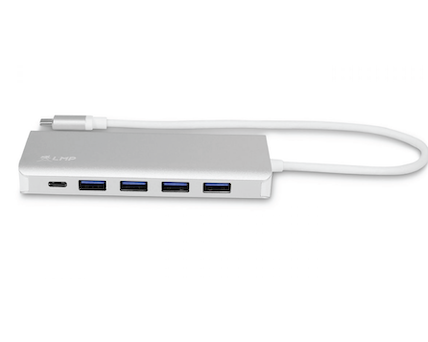 LMP USB-C Hub, 7-Port, USB-A & USB-C, space grey