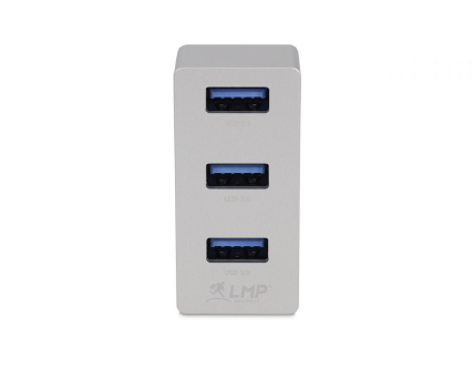 LMP USB-C Tiny Hub, 3 port USB-A hub for iMac 24, silver