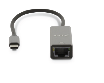 LMP USB-C to Gigabit Ethernet adapter space grey