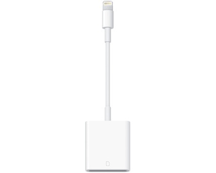 Apple lightning to SD Card reader