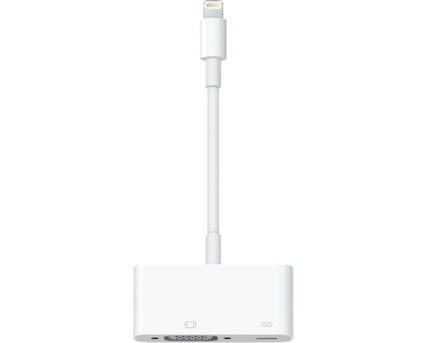 Apple lightning to VGA adapter