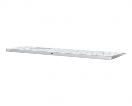 Apple Magic Keyboard (2024) w Touch ID and Numeric Keypad - Croatian - White Keys